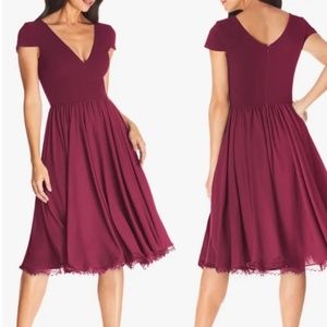 Dress the Population Corey Chiffon Fit & Flare
